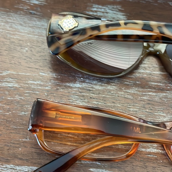 JM NY brown +2.50 readers and reader sunglasses with bifocals +2.50 - Picture 3 of 16